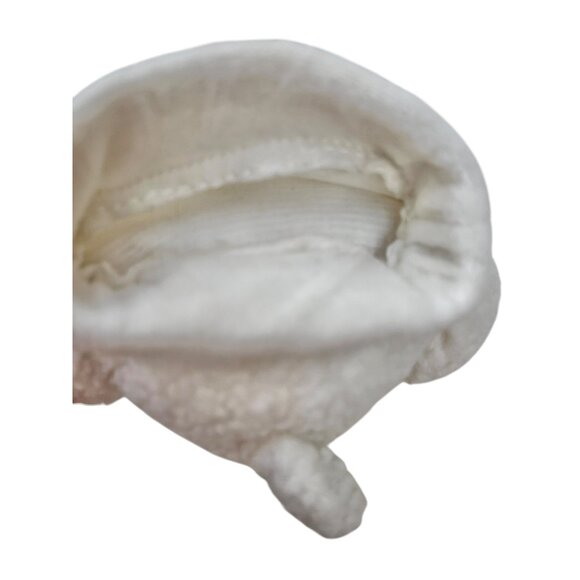 Set Of 2 Lamb Hand Puppets Plush Cal Toy & Unbranded Cream & White 11" & 9" - Picture 9 of 13